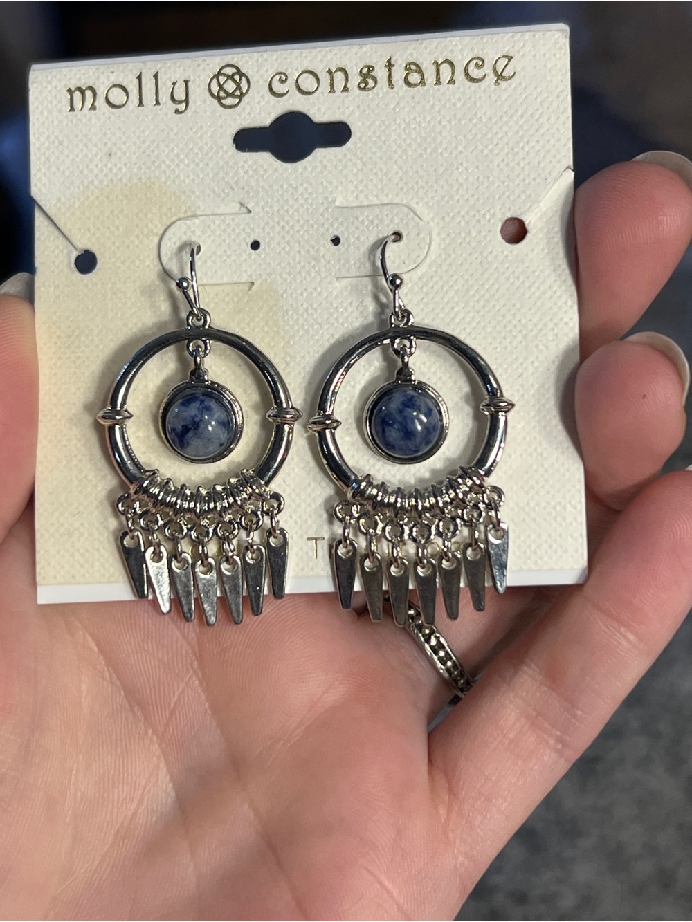 Dream Catcher Sodalite Earrings